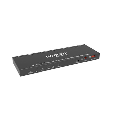 splitter hdmi 1x4  4k60hz  extractor de audio  down scaler  hdr  444  edid  18gbps225949